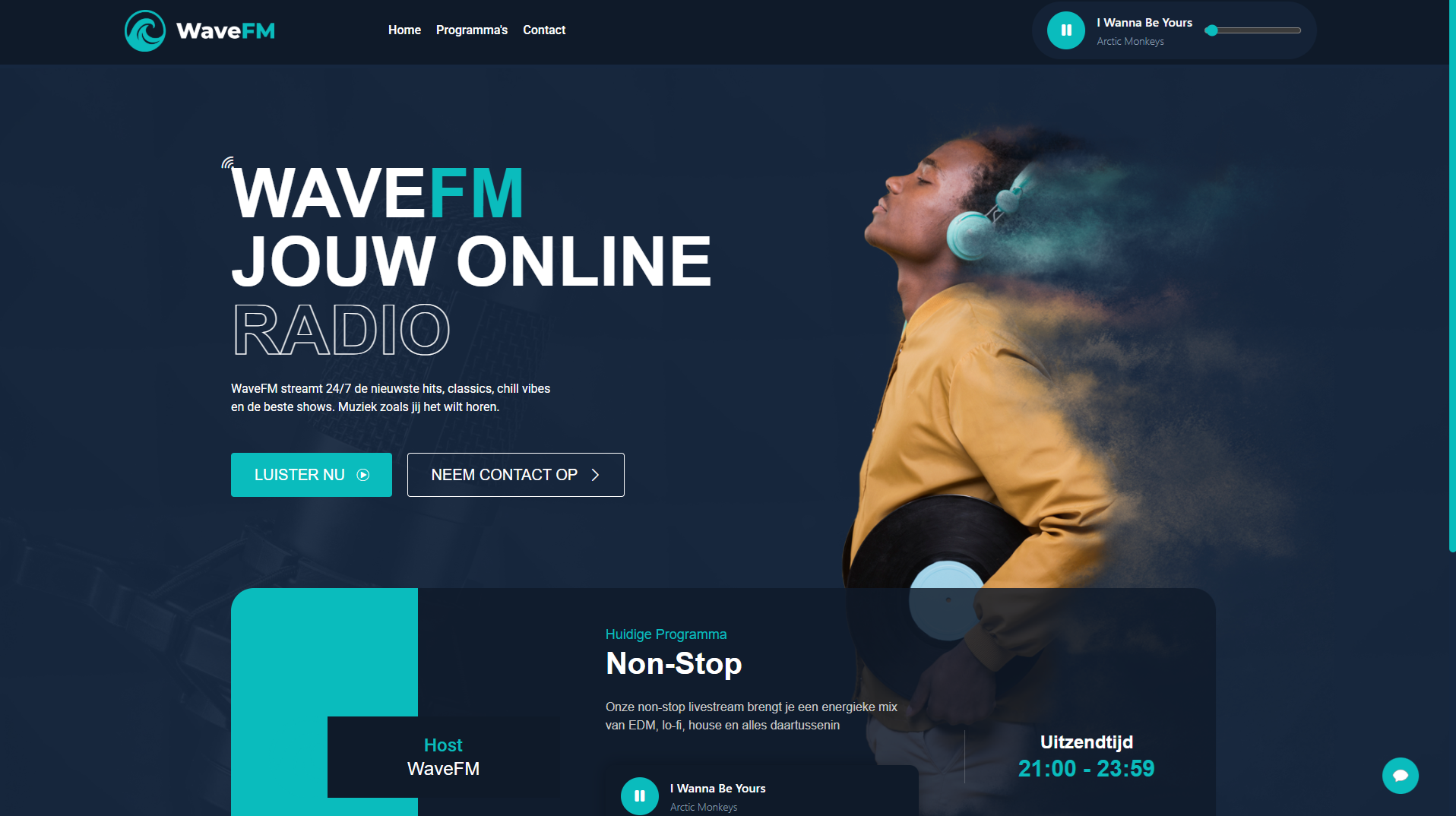 Website van WaveFM is live!
