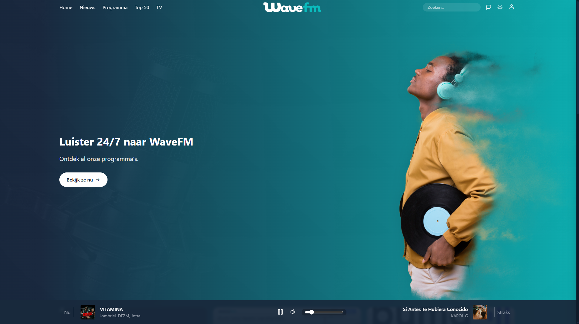Nieuwe website gelanceerd; modern, fris en... darkmode!